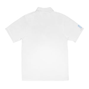 White Logo Golf Polo