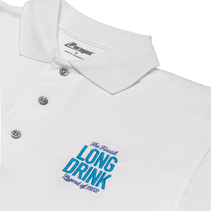 White Logo Golf Polo